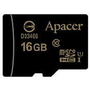 Apacer C10 U1 16GB microSDXC Memory Card
